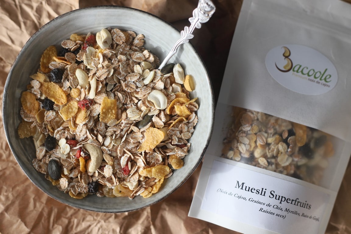 Muesli energetique pour petit dejeuner