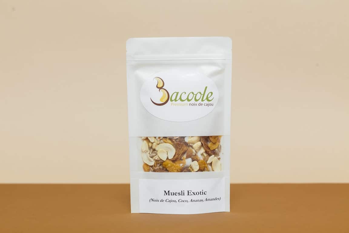 Muesli Noix de cajou ananas coco pour un petit déjeuner équilibré