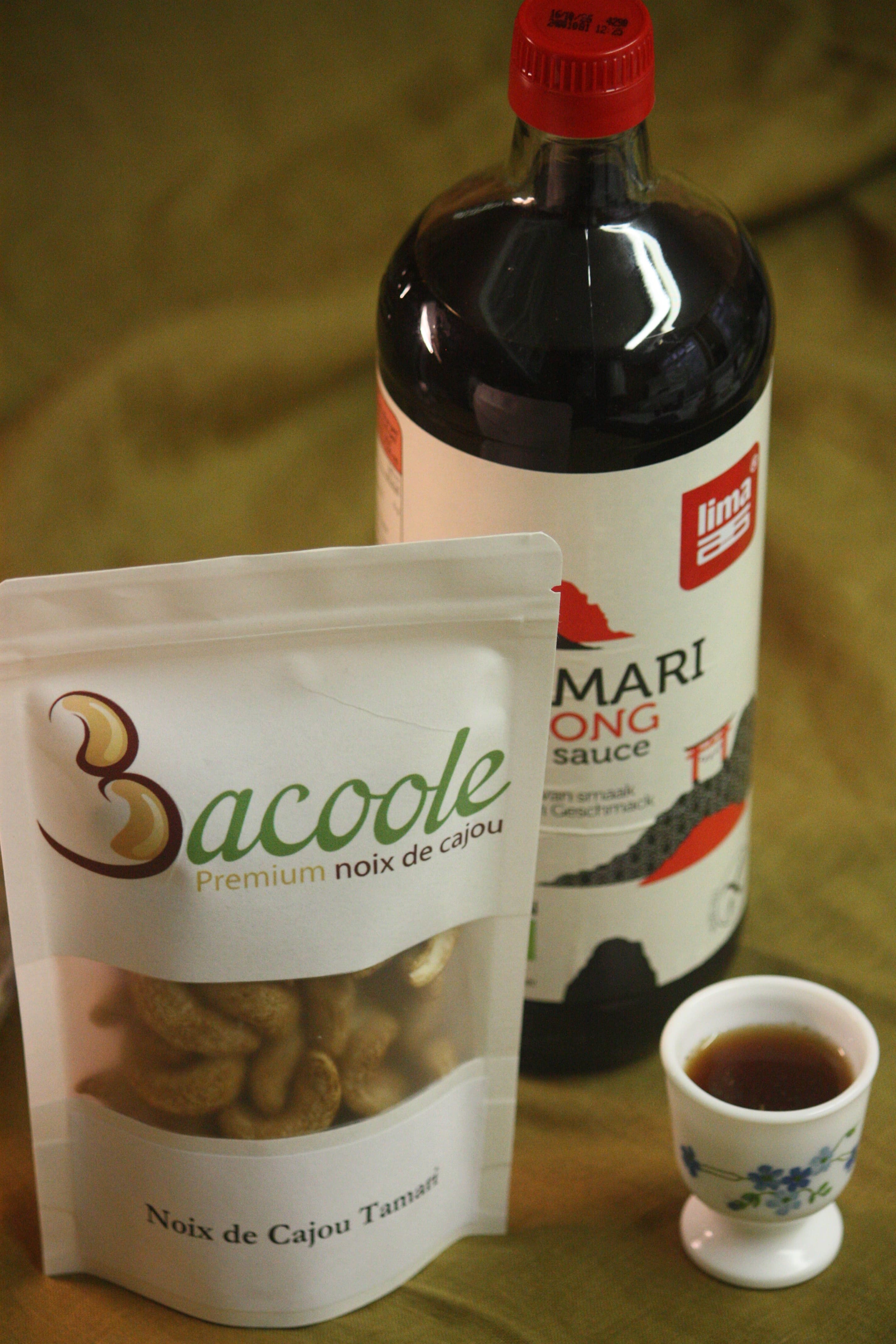 Noix de cajou à la sauce soja tamari