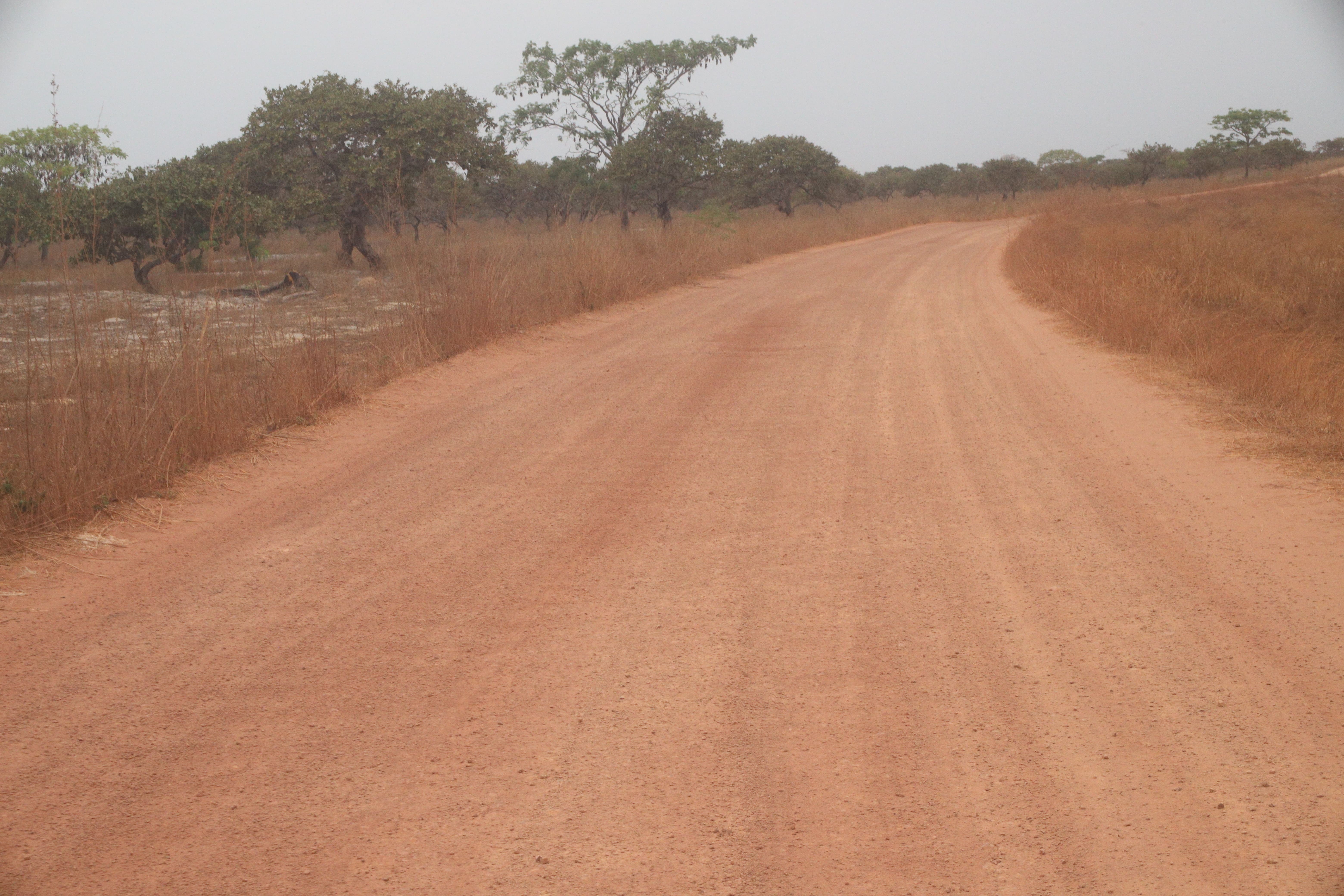 Route latérite Sénégal